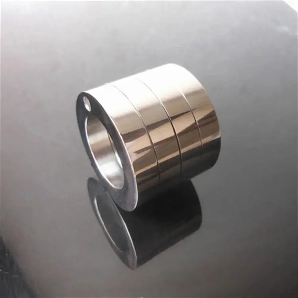 Self-Defense Ring Stainless Steel Foldable & Swivel
