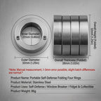 Self-Defense Ring Stainless Steel Foldable & Swivel