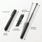 Self-Defense Stick Automatic Spring Metal Alloy 15.5 Inch