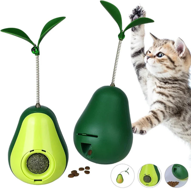 Self-Grooming Cat Toy Catnip Feeder & Corner Comb