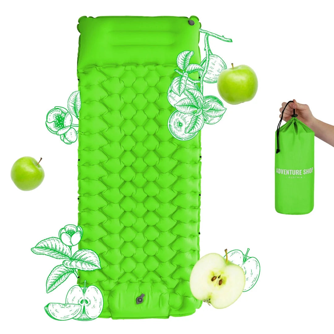 Self-Inflating Sleeping Mat 8 cm Thick Built-In Pump
