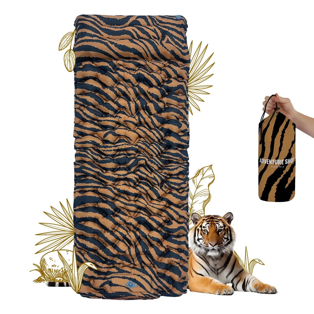 Self-Inflating Sleeping Mat 8 cm Thick Built-In Pump