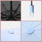 Self-Opening Umbrella 360° Rotating Handle & Water-Repellent Canopy
