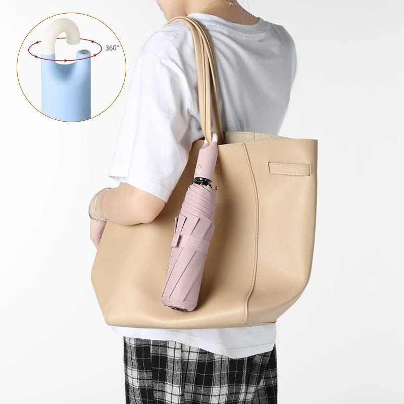 Self-Opening Umbrella 360° Rotating Handle & Water-Repellent Canopy