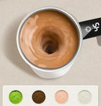 Self-Stirring Mug Rechargeable Magnetic Stirring & Temperature Display