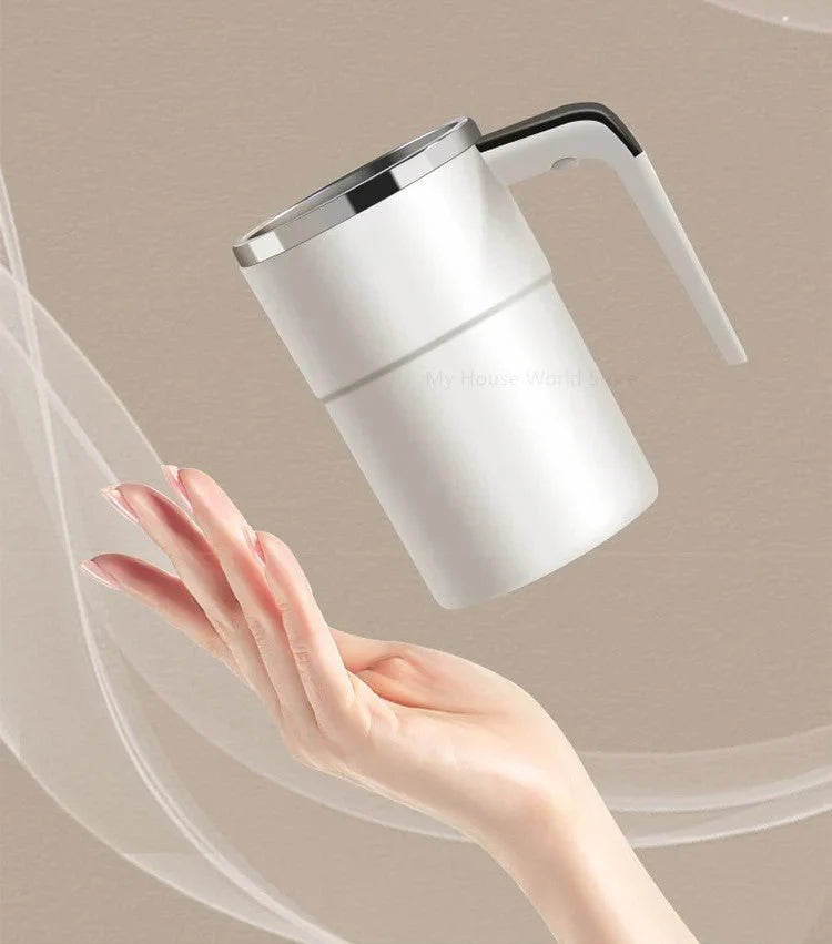 Self-Stirring Mug Rechargeable Magnetic Stirring & Temperature Display