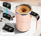 Self-Stirring Mug Rechargeable Magnetic Stirring & Temperature Display