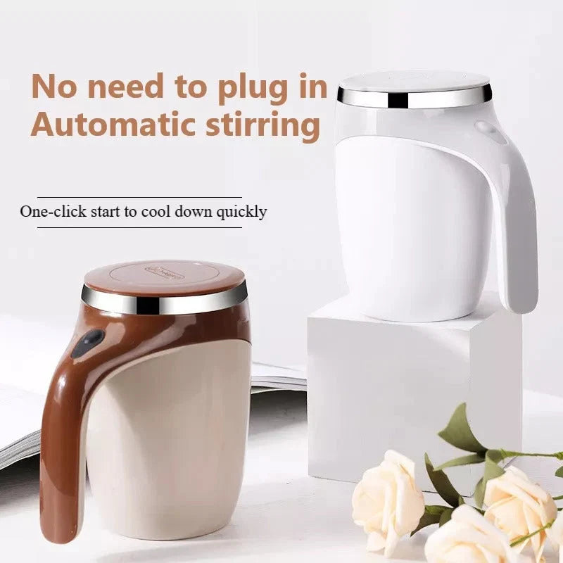 Self-Stirring Travel Mug USB Rechargeable 304 Stainless Steel Liner