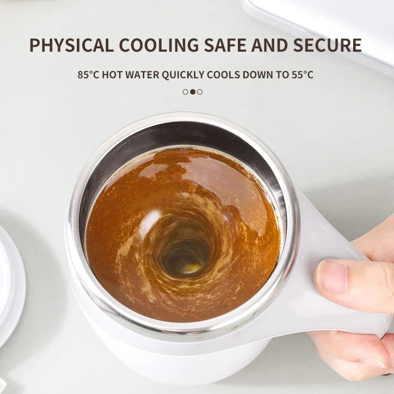 Self-Stirring Travel Mug USB Rechargeable 304 Stainless Steel Liner