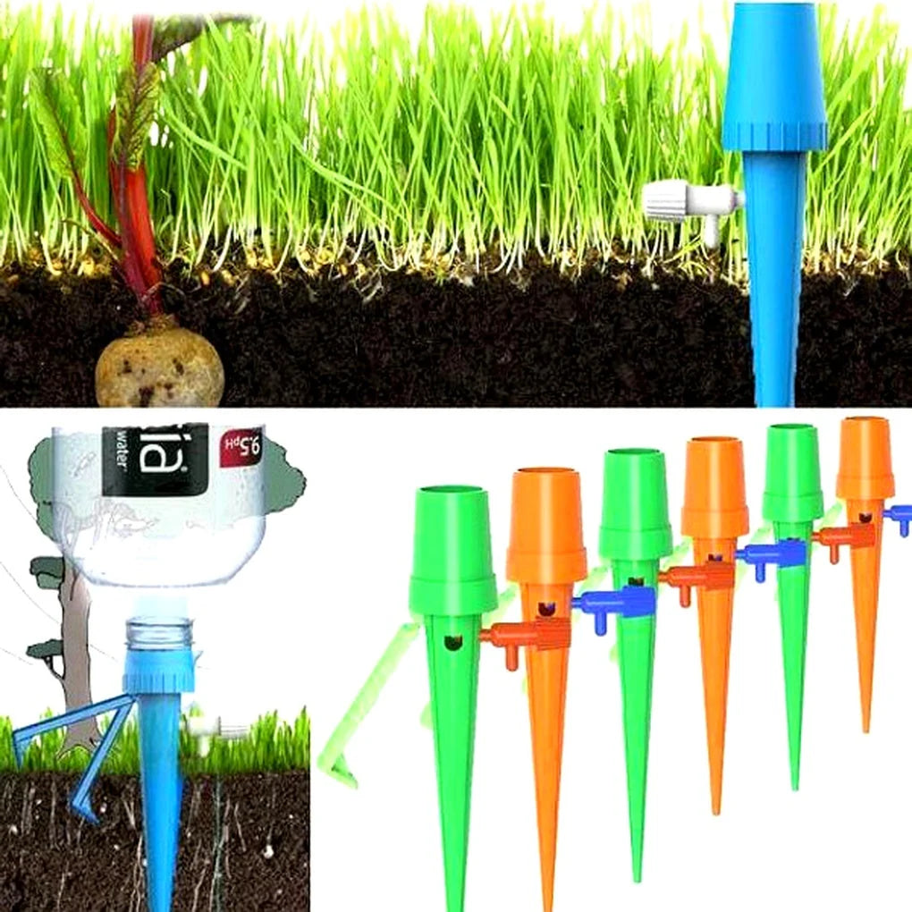 Self-Watering Spikes Adjustable Flow 12 Pack