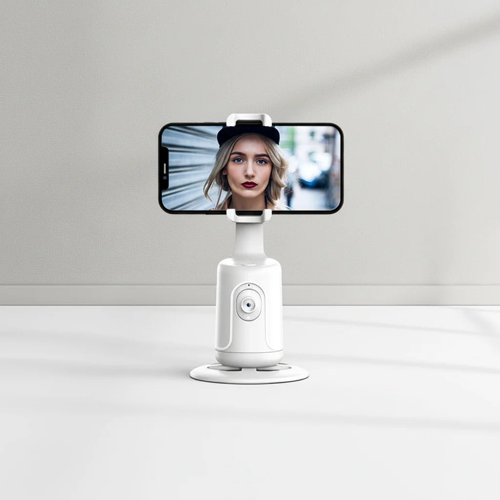 Selfie Gimbal AI Face-Tracking & Gesture Control