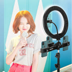 Selfie Ring Light 10 Inch 360 Degree Rotating Metal Bracket