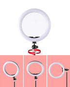 Selfie Ring Light 10 Inch 360 Degree Rotating Metal Bracket
