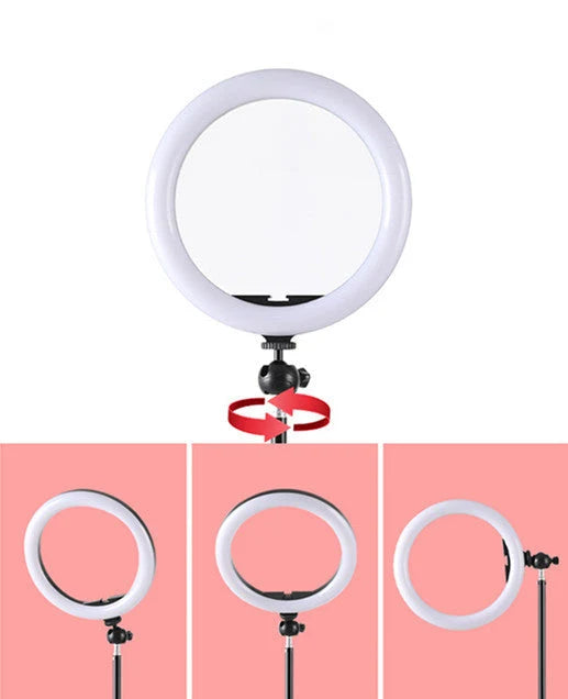 Selfie Ring Light 10 Inch 360 Degree Rotating Metal Bracket