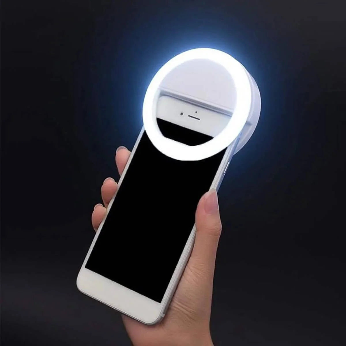 Selfie Ring Light Clip-On Touch Control USB Rechargeable