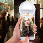 Selfie Ring Light Clip-On Touch Control USB Rechargeable