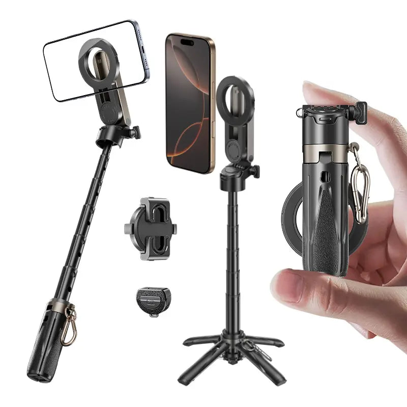 Selfie Stick 4-in-1 Magnetic Tripod & Wireless Remote