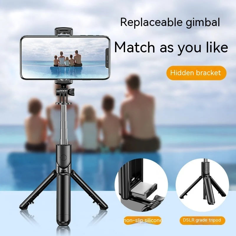 Selfie Stick Wireless Anti-Shake Fill Light & Tripod