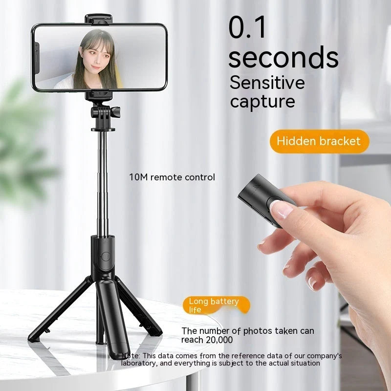 Selfie Stick Wireless Anti-Shake Fill Light & Tripod
