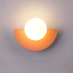 Semi-Circle Wall Lamp Touch Switch Warm Ambient Light