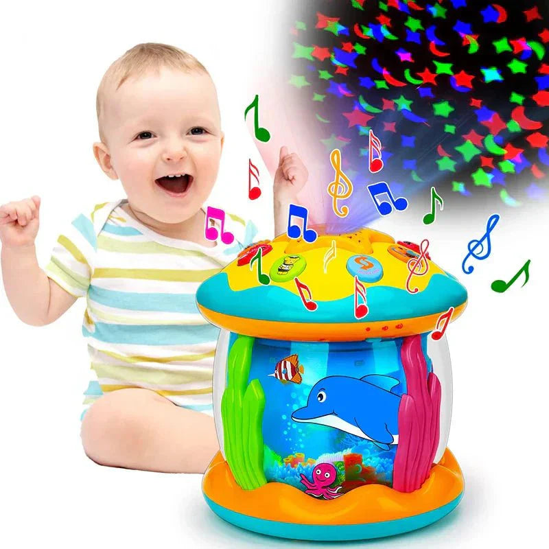 Sensory Baby Drum Lights & Music Responsive Sound