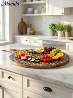 Serving Board Solid Sapele Wood Hand-Finished
