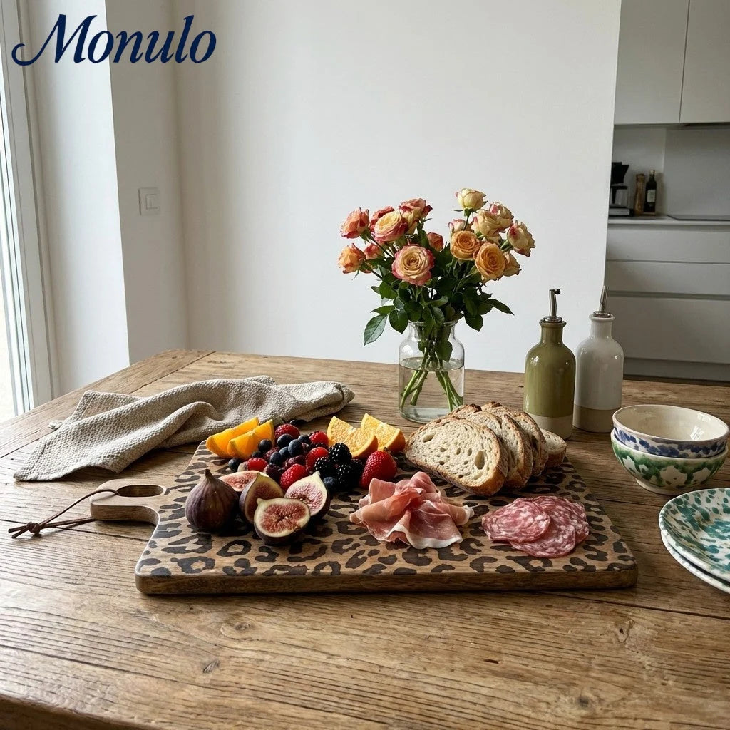 Serving Board Solid Sapele Wood Hand-Finished