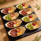 Serving Boats Natural Wood Single-Serve 6.7 Inch
