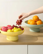 Serving Bowl Ceramic Large Retro Pastel