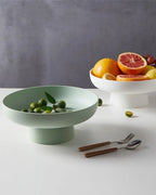 Serving Bowl Ceramic Large Retro Pastel