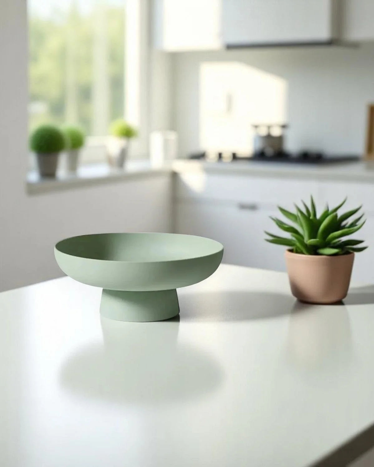 Serving Bowl Ceramic Large Retro Pastel