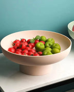 Serving Bowl Ceramic Large Retro Pastel
