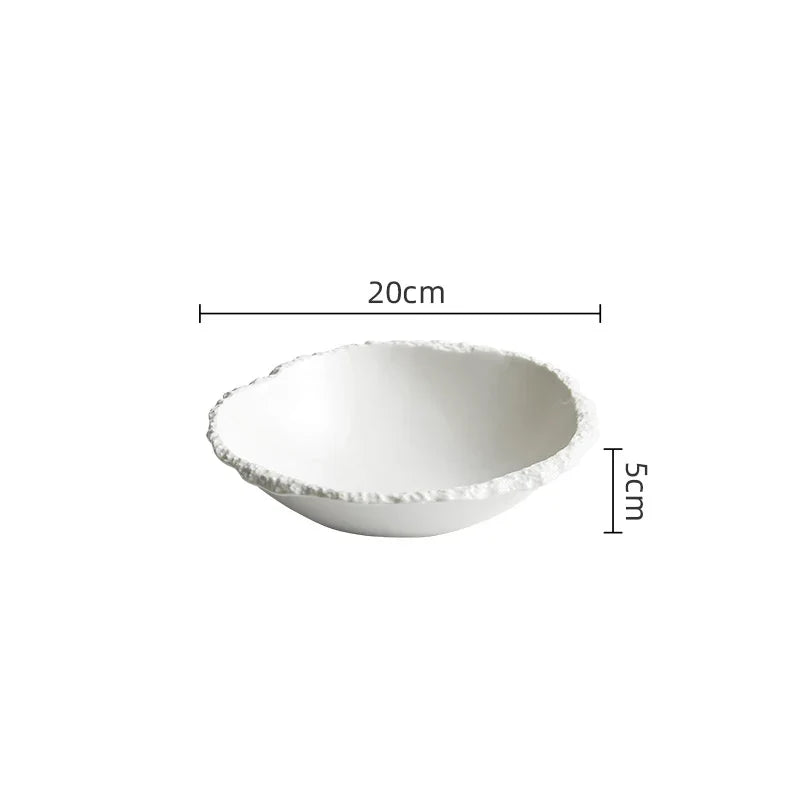 Serving Bowl Handmade Rustic Dishwasher-Safe