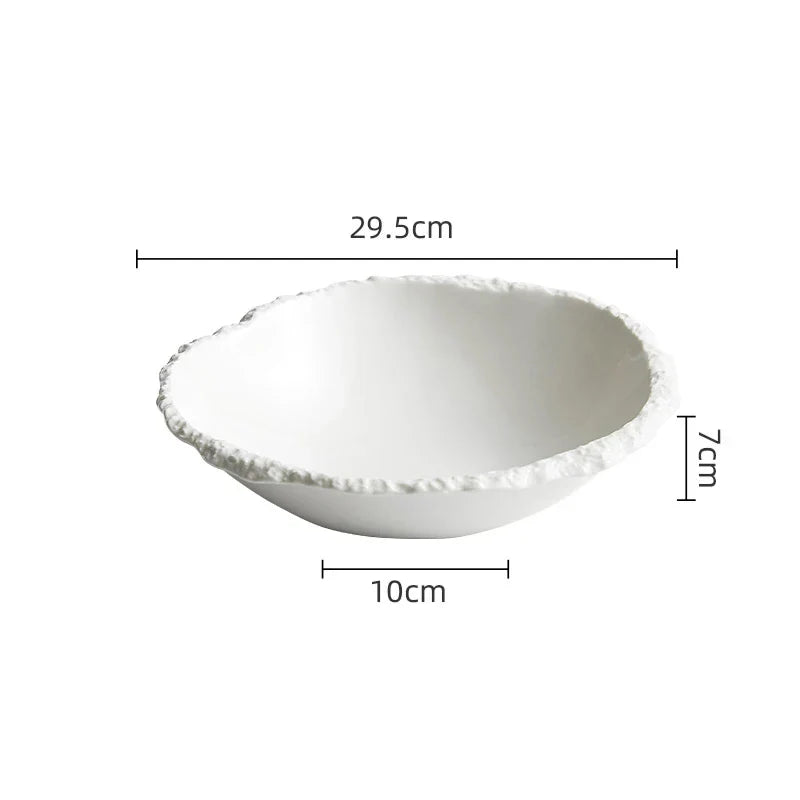 Serving Bowl Handmade Rustic Dishwasher-Safe