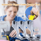 Sewing Machine Foot Invisible Zipper Adjustable Metal