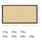 Shade Cloth 90% UV Blocking Breathable HDPE Metal Eyelets