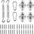 Shade Sail Mounting Kit 304 Stainless Steel Adjustable Weather-Resistant