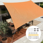 Shade Sail Rectangular Water-Repellent Polyester UV Protection