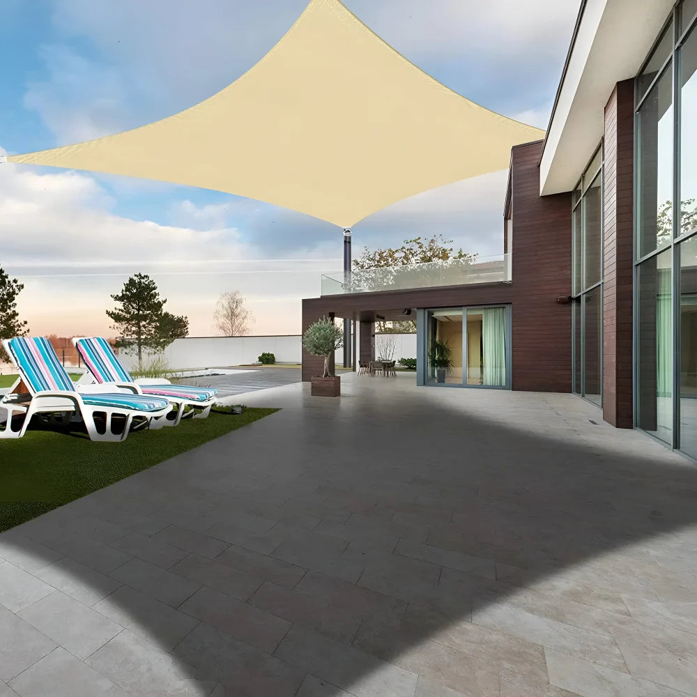 Shade Sail Rectangular Water-Repellent Polyester UV Protection