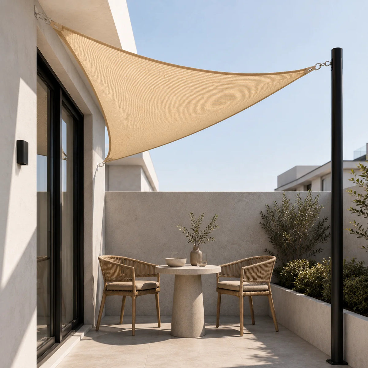 Shade Sail Triangular & Square UV-Blocking