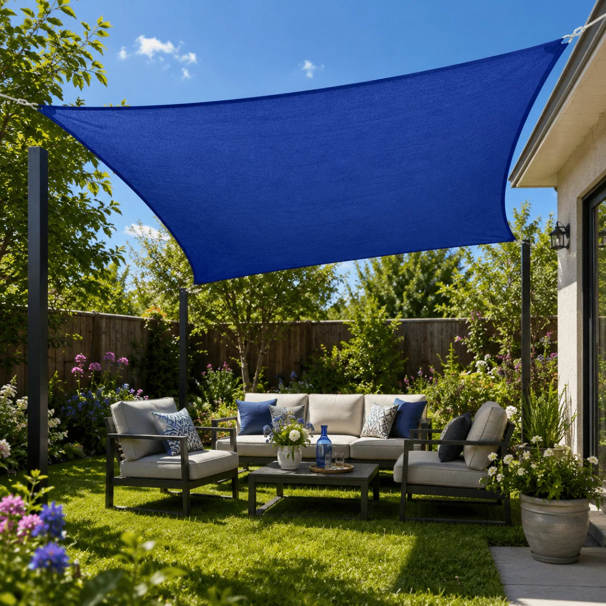 Shade Sail Waterproof UV Protection Polyesteр