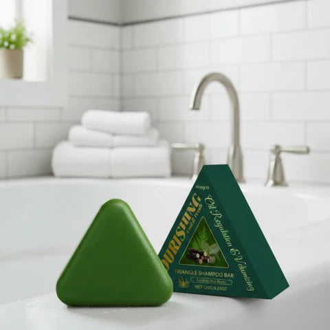 Shampoo Bar Botanical Formula Fuller-Looking Hair Foam Net Included