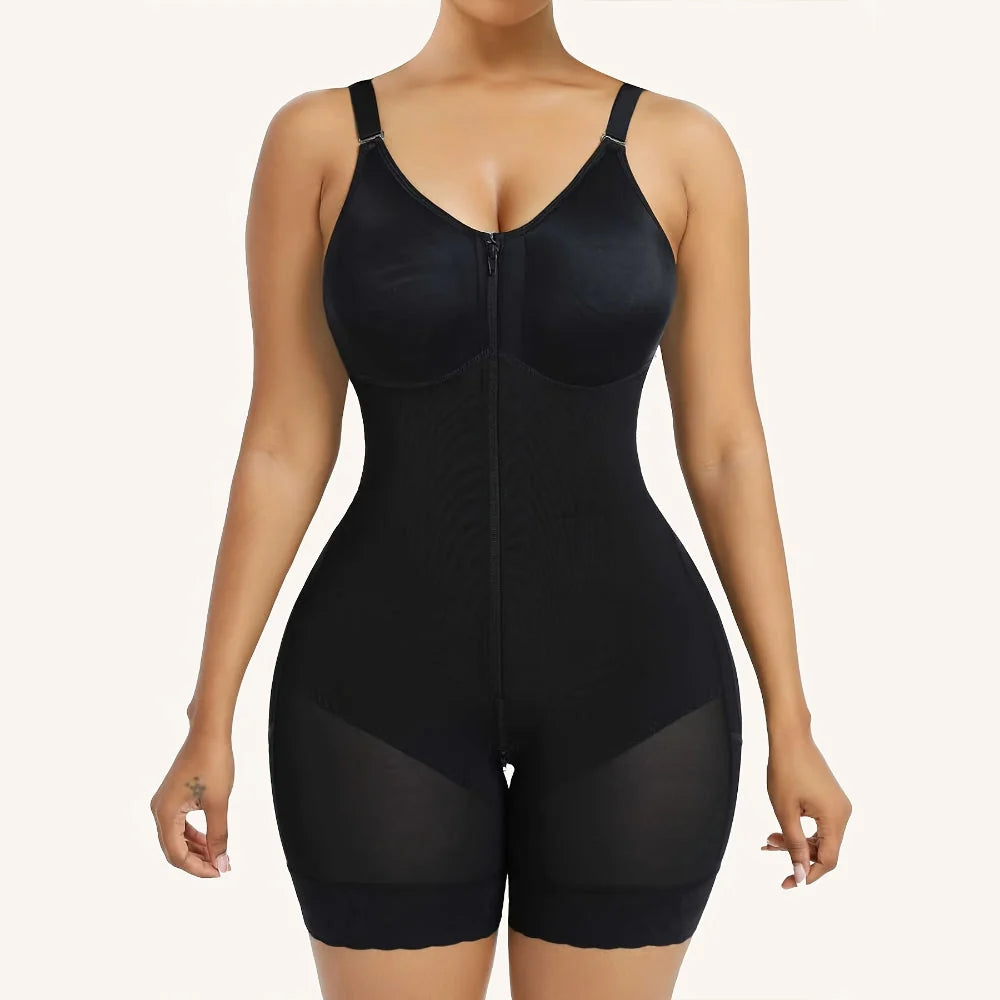 Shapewear Bodysuit Seamless Full-Body Coverage Lower Zip