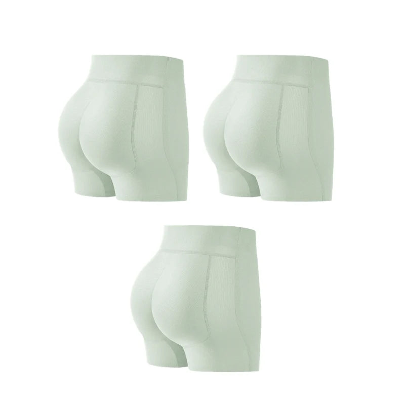 Shapewear Shorts High Waist Push-Up Removable Padding