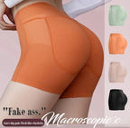 Shapewear Shorts High-Waist Seamless Butt-Lift Pads