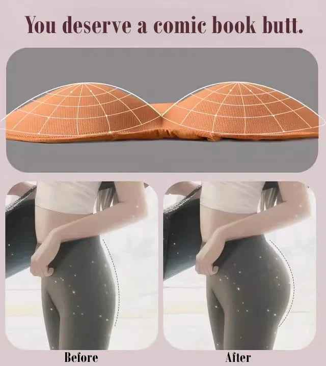 Shapewear Shorts High-Waist Seamless Butt-Lift Pads