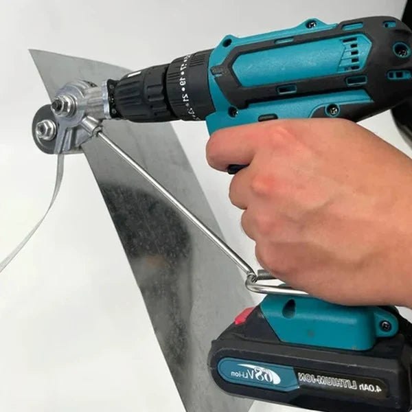 Sheet Metal Cutter Compact & Durable Fits Standard Chucks