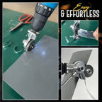 Sheet Metal Cutter Compact & Durable Fits Standard Chucks
