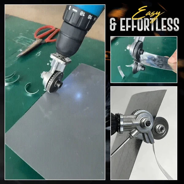 Sheet Metal Cutter Compact & Durable Fits Standard Chucks