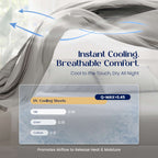 Sheet Set Cooling Breathable Deep-Pocket Fit To 16 Inch